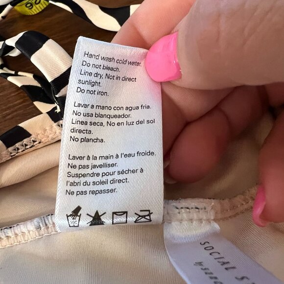 Sanctuary Womens Modern Kitty One Piece Print Full One Piece Swimsuit Large - Picture 7 of 8